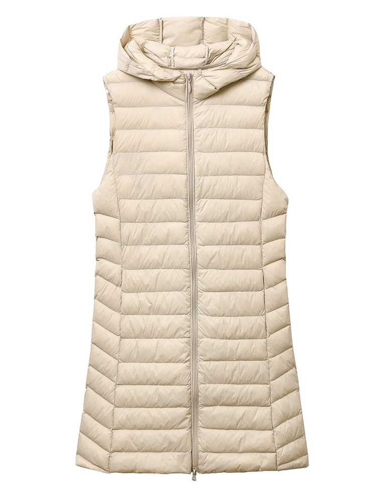 Down Vest Ultralight - NewBang kadınlar kolsuz uzun yelek sonbahar