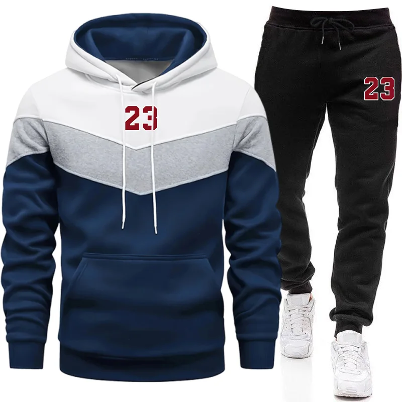 Winter Clothing Usa - Erkekler için yeni eşofman rahat kapüşonlu