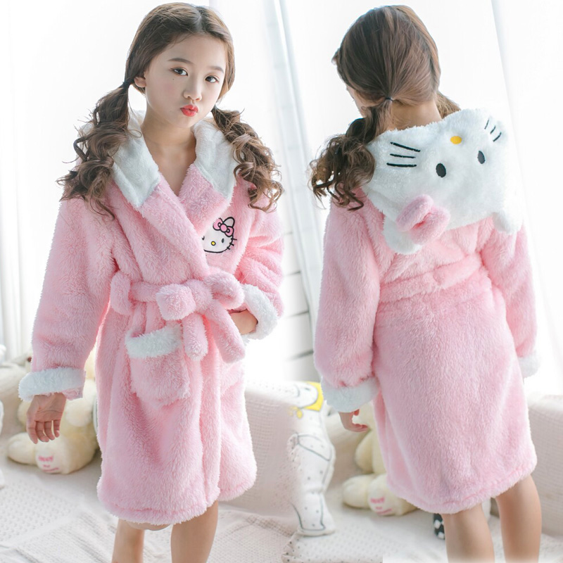Winter Clothing For Babies - Hello Kitty Miniso Mercan polar gecelik
