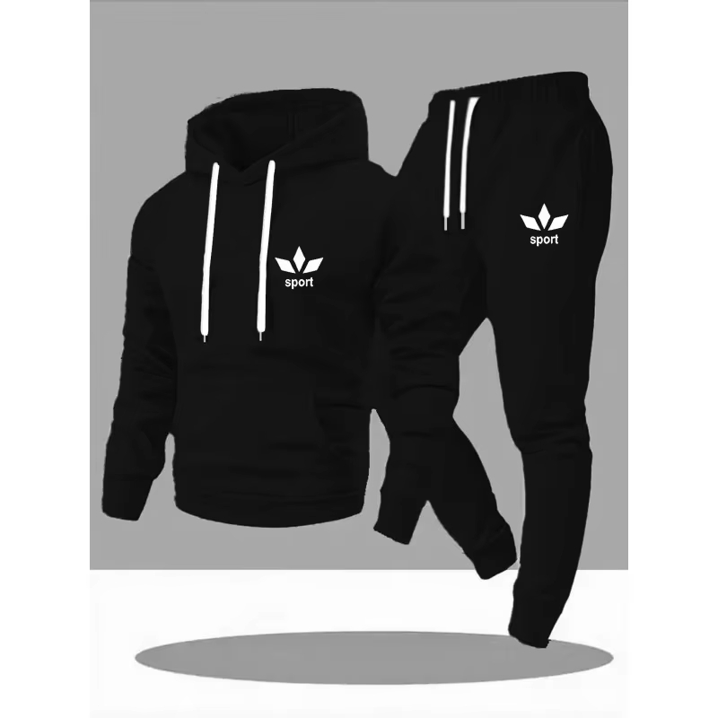 Winter Clothing Usa - 2026 Erkek Günlük Spor Kapüşonlu Uzun
