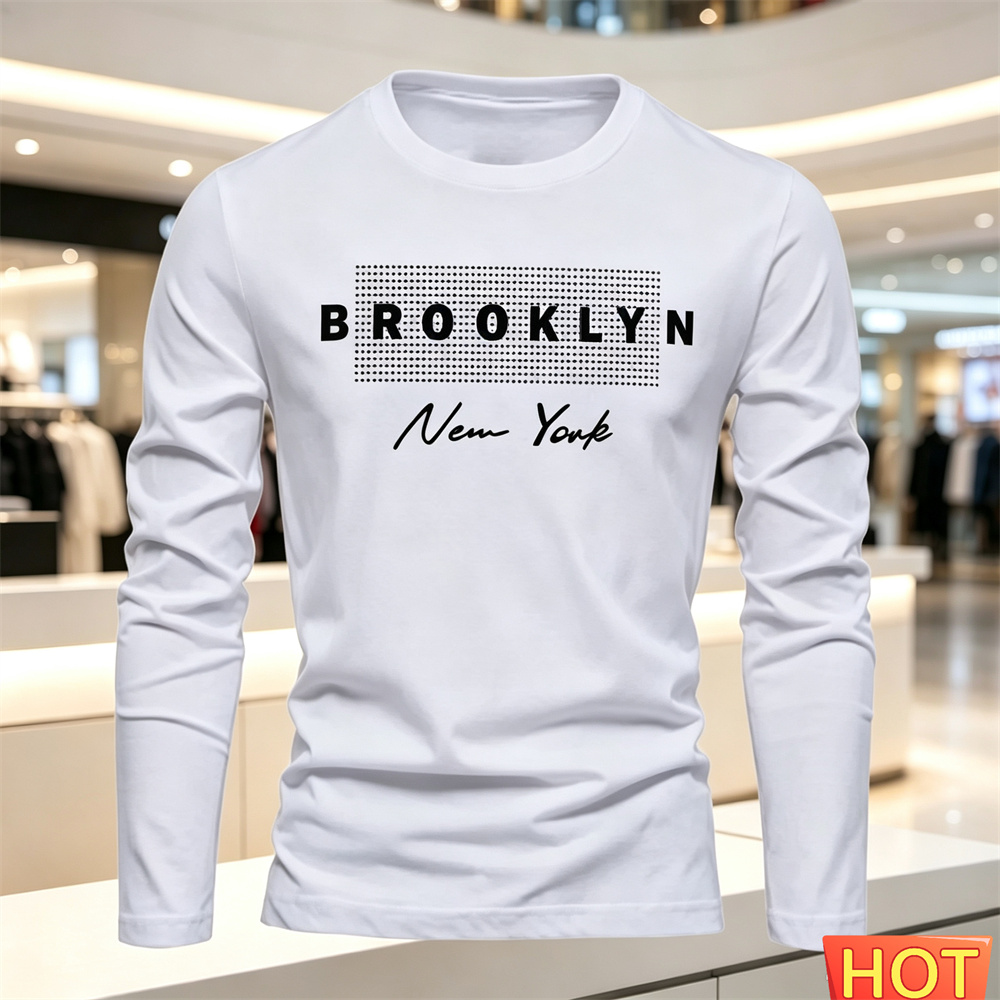 Winter Clothing Usa - Pamuklu Rahat Erkek Günlük Uzun Kollu
