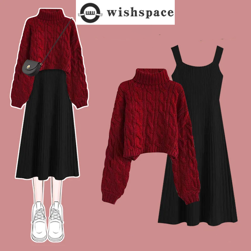 Winter Clothing Line - Kalınlaşmış Keten Desen Örme Kazak Kazak