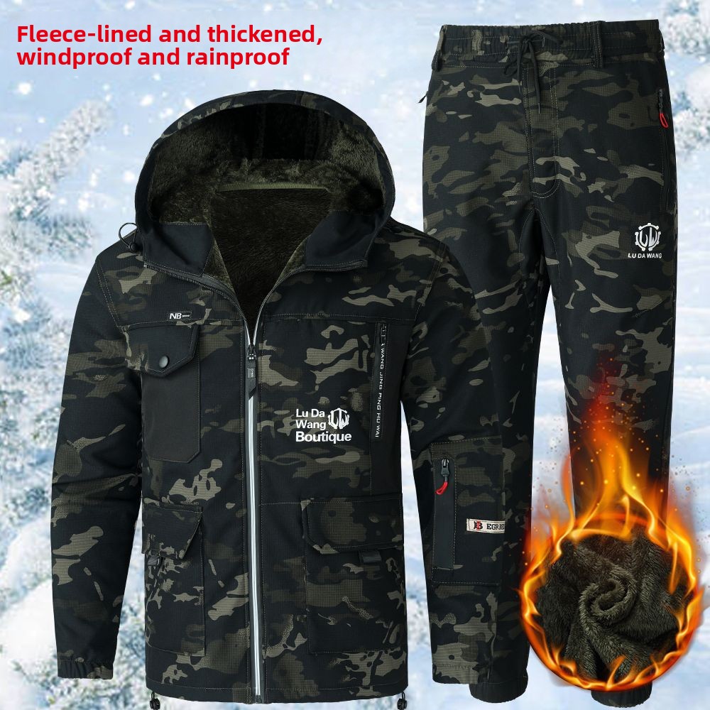 Winter Clothing Usa - Erkek Kışlık İş Kıyafeti Kamuflaj Takım