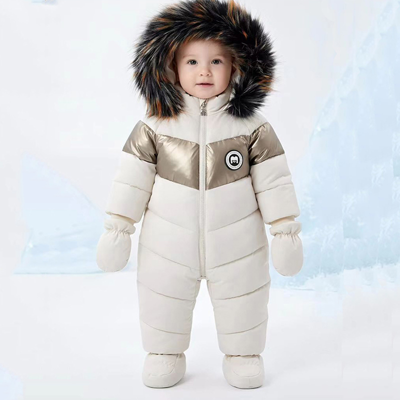 Winter Clothing For Babies - Kış Yenidoğan Bebek Romper Eldiven Ile
