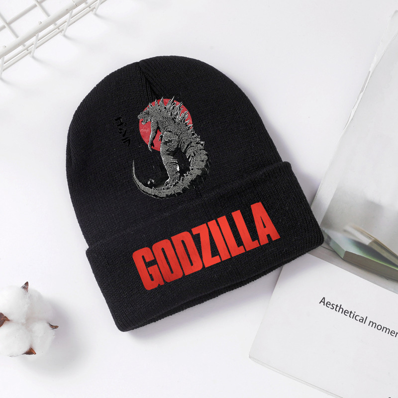 Winter Clothing For Babies - Godzilla örme şapka Kış Bahar Serin