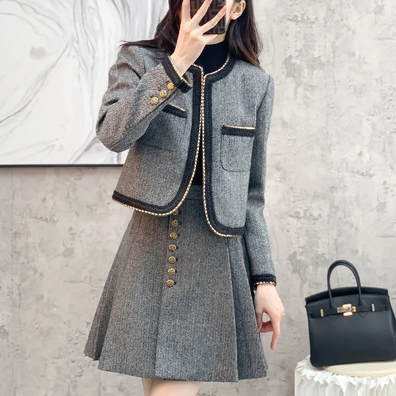 Winter Clothing Line - Yeni takım elbise etek kadın giyim