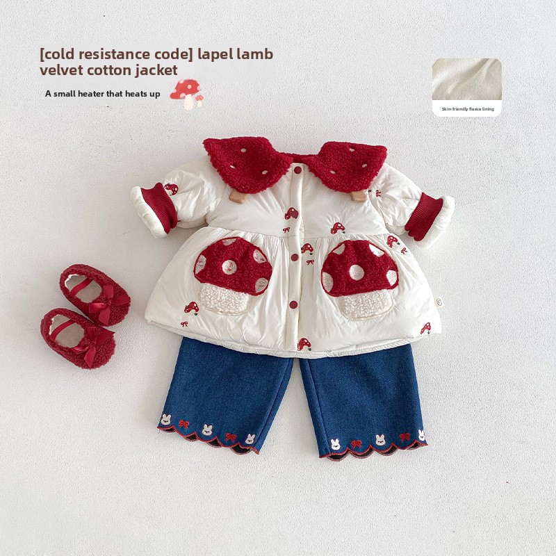 Winter Clothing For Babies - Kız Çocukları İçin Batı Tarzı Yılbaşı