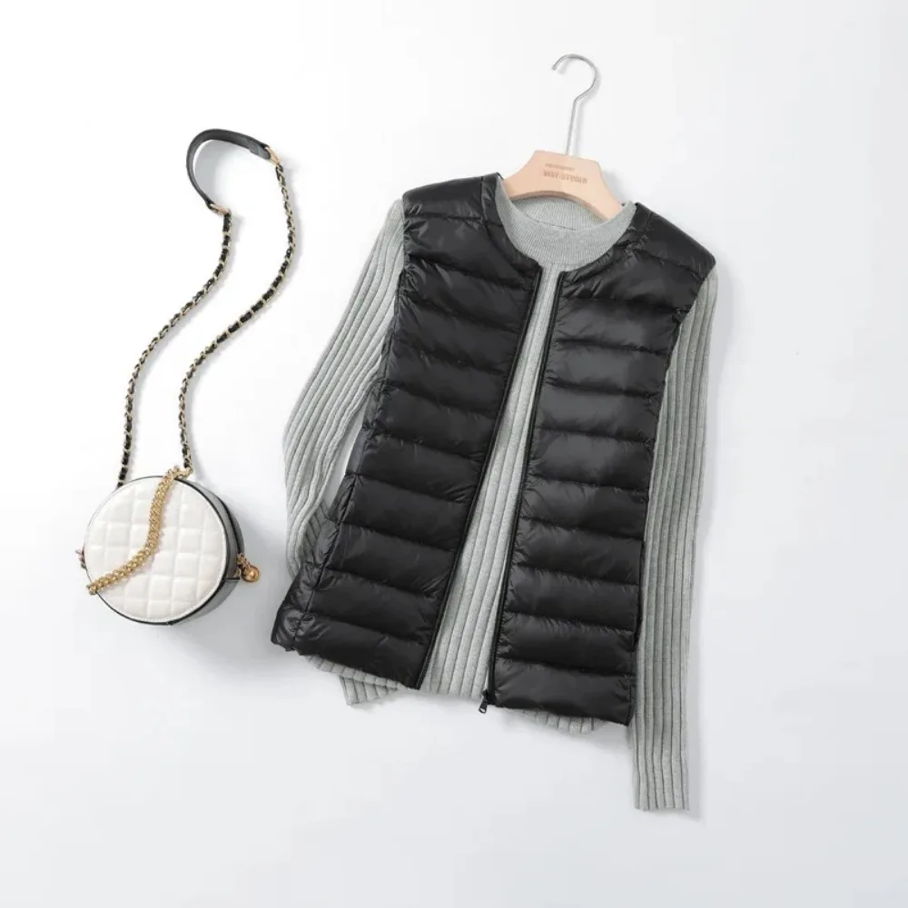2024 Yeni Kadın Sonbahar Kış U - Down Vest Ultralight incelemesi ve fiyatı
