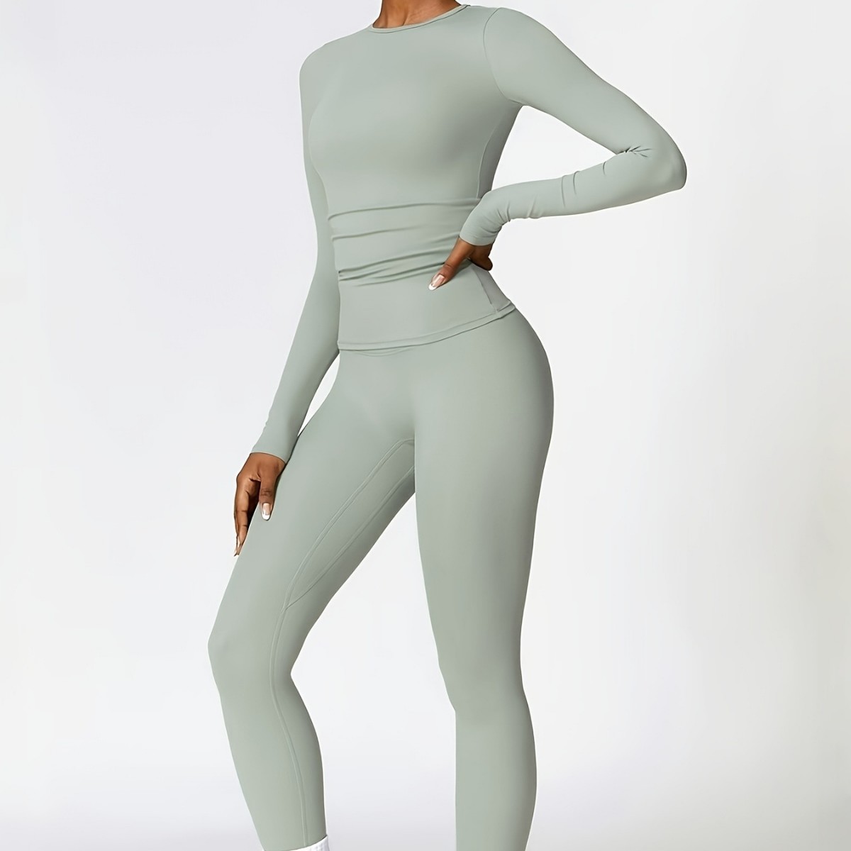 Dar kesim yoga kıyafeti ince u - Winter Clothing Usa incelemesi ve fiyatı