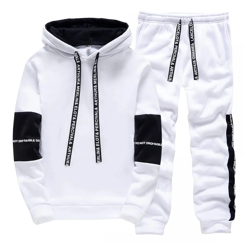 Siyah Beyaz erkek Eşofman Moda - Winter Clothing Usa incelemesi ve fiyatı