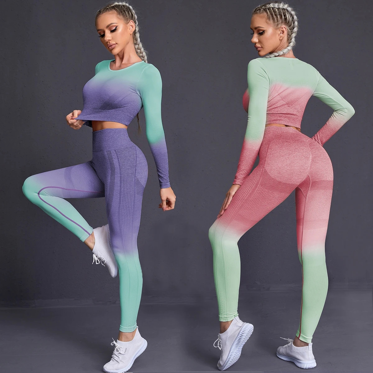 Yoga seti spor seti egzersiz k - Winter Yoga Clothing incelemesi ve fiyatı