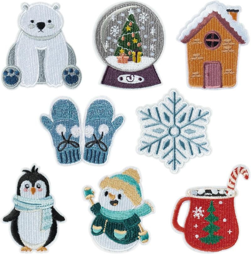 8 adet Kış Temalı Demir on Yam - Winter Clothing Pictures incelemesi ve fiyatı
