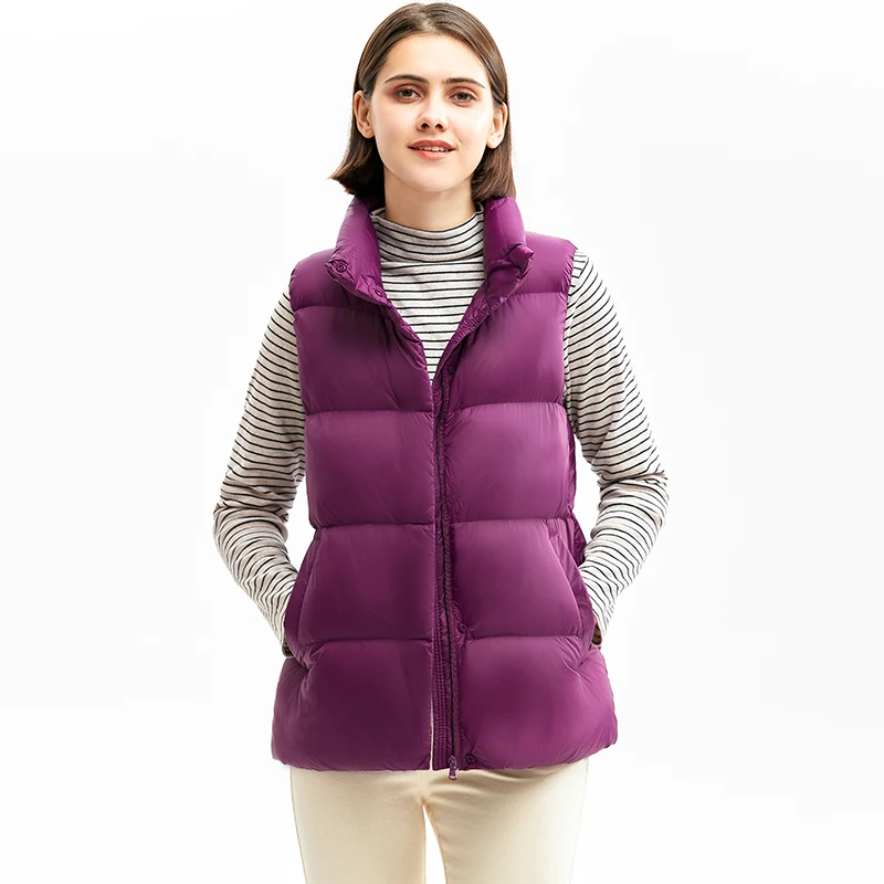 2024 Yeni Kadın Moda Kısa Raha - Down Vest Ultralight incelemesi ve fiyatı