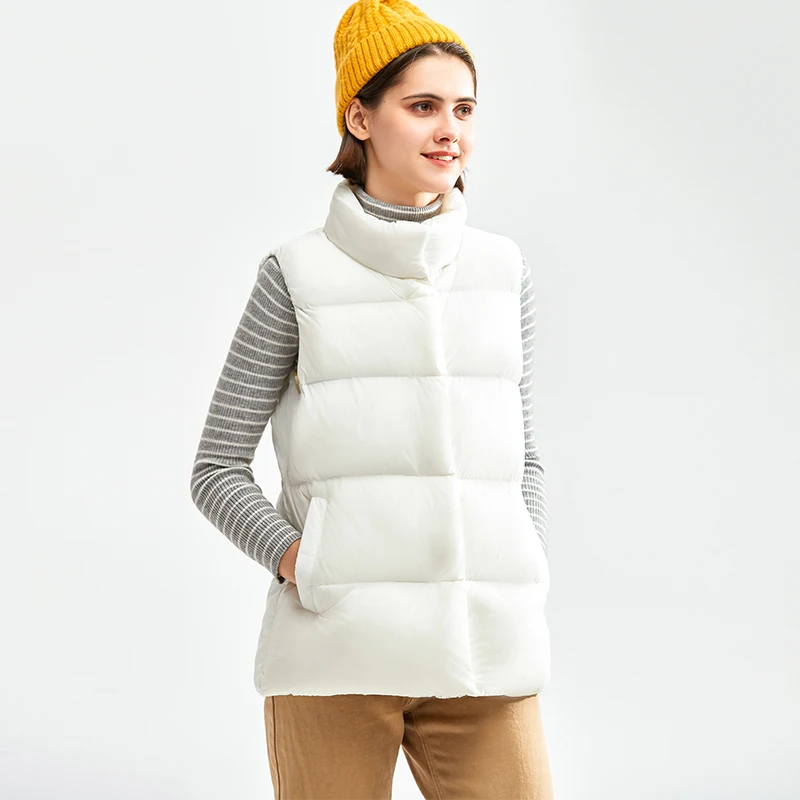 2024 Yeni Kadın Moda Kısa Raha - Down Vest Ultralight incelemesi ve fiyatı