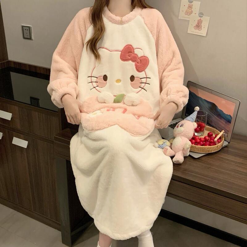 Kış Gecelik Hello Kitty kadın  - Winter Clothes incelemesi ve fiyatı