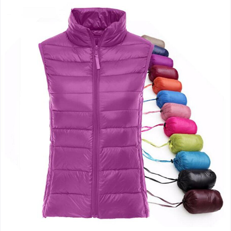 İlkbahar sonbahar kadınlar 90% - Down Vest Ultralight incelemesi ve fiyatı